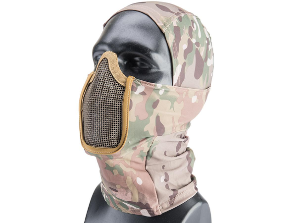 Matrix Shadow Fighter Hood Headgear with Mesh Mouth Protector - Scorpion