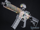 EMG Daniel Defense Licensed Mk.18 Airsoft AEG Rifle with CYMA Platinum QBS Gearbox - Woodland