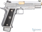 EMG / Salient Arms International 2011 DS 5.1 Full Auto Select Fire GBB Pistol - Silver - CO2