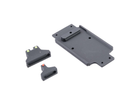 APS / MITA Fiber Optic RMR Mount Base for XTP/Glock Gas Blowback Pistols