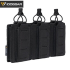IDOGEAR Tactical LSR 9mm / M4 Triple Mag Laser Cut Pouch