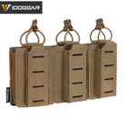 IDOGEAR Tactical LSR 9mm / M4 Triple Mag Laser Cut Pouch