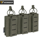 IDOGEAR Tactical LSR 9mm / M4 Triple Mag Laser Cut Pouch