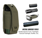 TOPTACPRO Molle Flashbang / Flashlight / Multi-Tool Pouch