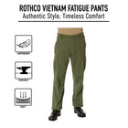 Rothco Vintage Vietnam Ripstop Fatigue Pants - OD