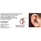 Code Red Semi-Custom Ear Insert EarMold - Left Side