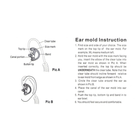 Code Red Semi-Custom Ear Insert EarMold - Left Side