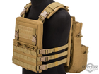 Gilet porte-plaques adaptatif Matrix avec panneau et pack d'assaut QD
