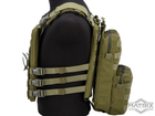 Gilet porte-plaques adaptatif Matrix avec panneau et pack d'assaut QD