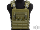 Gilet porte-plaques adaptatif Matrix avec panneau et pack d'assaut QD