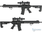 EMG Falkor AR-15 RECCE Arme d'entraînement M4 Airsoft AEG Rifle - Blackout