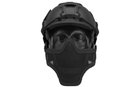 Maille inférieure du visage ProShop Iron Face Striker V1 de 6 mm pour casques FAST - Noir