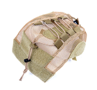 Krousis Ballistic Style Helmet Cover - Dark Earth