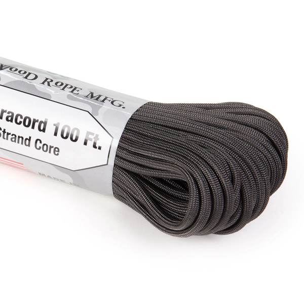 Atwood Rope 100ft 550 Paracord - Stealth Grey