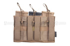 Pochette triple chargeur ouverte sur le dessus pour pistolet Emerson Gear 5,56 mm