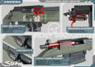 Ares Amoeba Striker S1 Sniper Rifle - Niagara Quartermaster