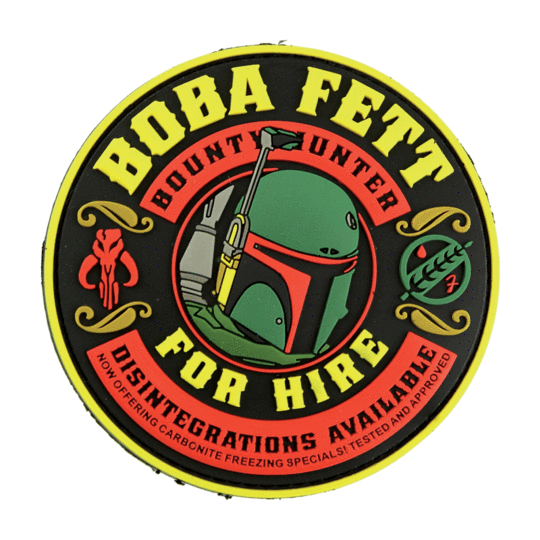 Patch Panel: BOUNTY HUNTER FOR HIRE Patch – Niagara Quartermaster