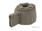 Angel Custom 1500 Round Firestorm Drum Flashmag for M4 / M16 Series Airsoft AEG - Black - Niagara Quartermaster