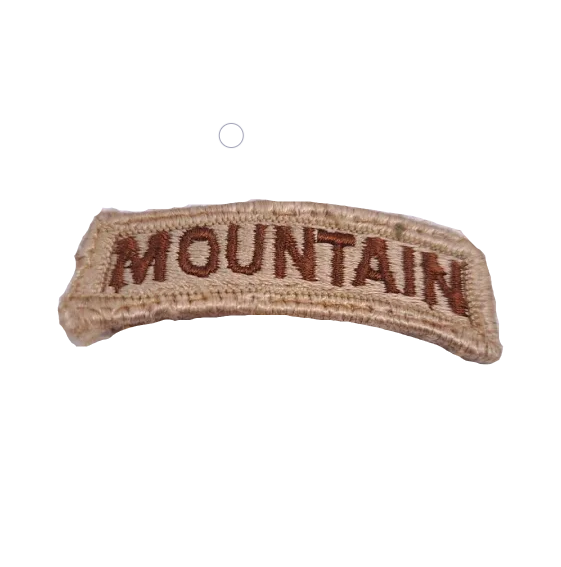 Mountain Tab Patch - Desert