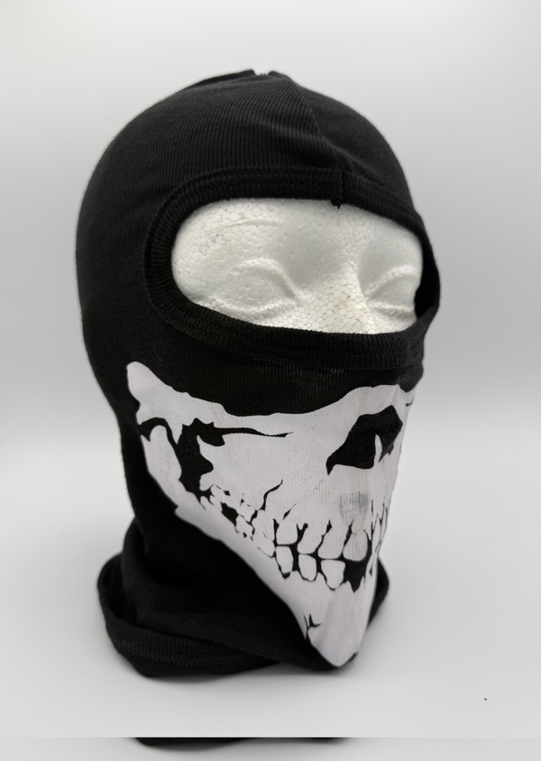 ACM Standard Balaclava with Skull Face - Black