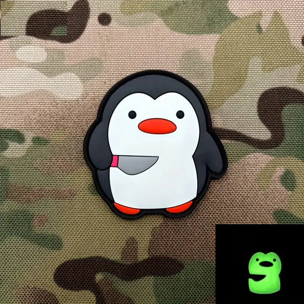 ACM Knife Weilding Penguin PVC Patch