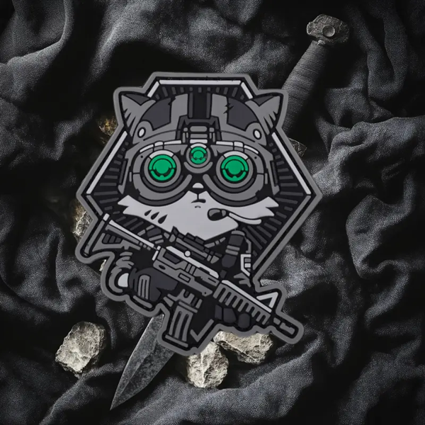 Patch PVC G-Force Big Black Sheep - Noir