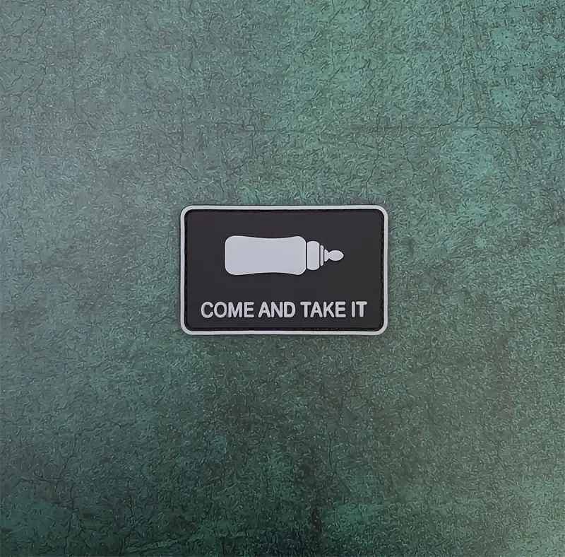 ACM Come And Take It Baby Bottle PVC Patch