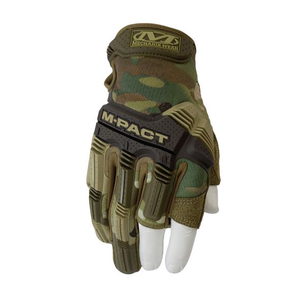 Agilite / Mechanix Tactical Fingerless M-Pact Gloves - Multicam