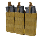 Condor Triple M4/M16 Open-Top Mag Pouch - Olive