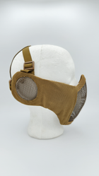 Krousis Carbon Steel Half Mask with Upgraded Ear Protection