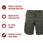 Rothco Vintage Paratrooper Shorts - OD