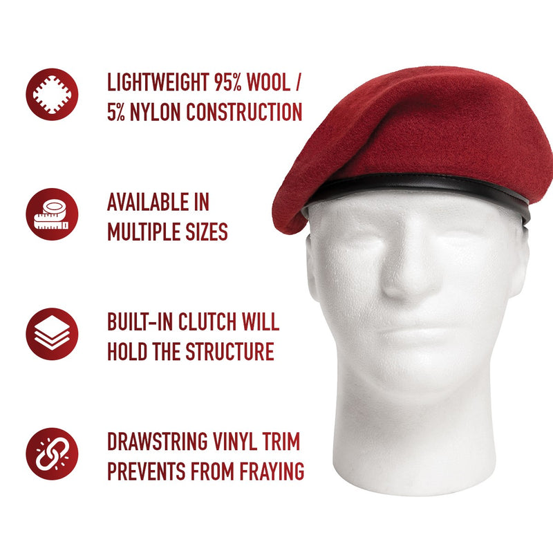 Rothco G.I. Style Beret - Red