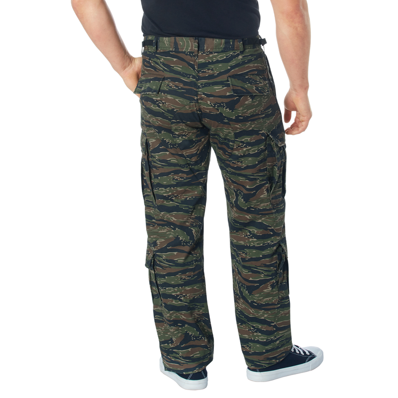 Rothco Vintage Paratrooper Cargo Fatigue Pants - Tigerstripe