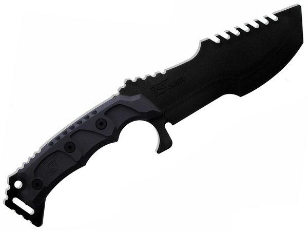 Couteau factice en PVC TS Blades TS-Huntsman G3 pour l'entraînement - Noir