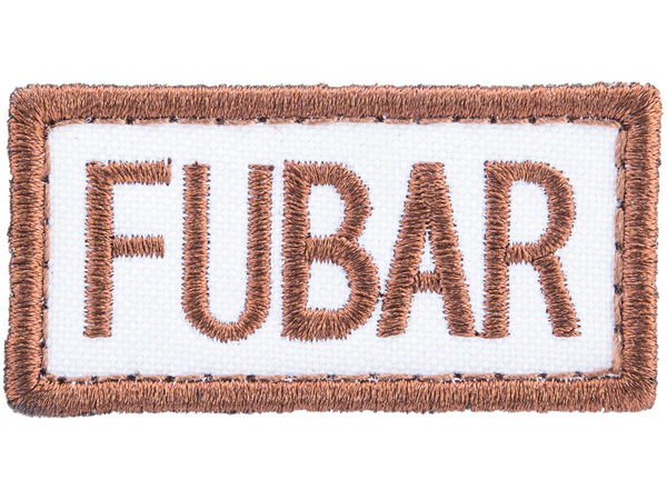 Patch crochet et boucle Matrix « FUBAR »