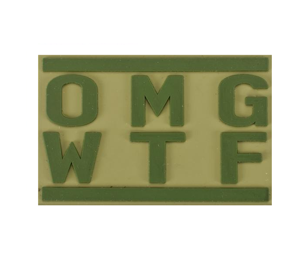 Matrix "OMGWTF" PVC Patch - Green