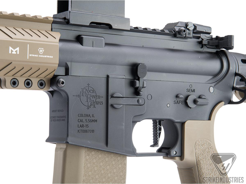 Specna Arms Rock River Arms Lic. EDGE 2.0 Series M4 8" STRIKE M-lok AEG - Half Tan