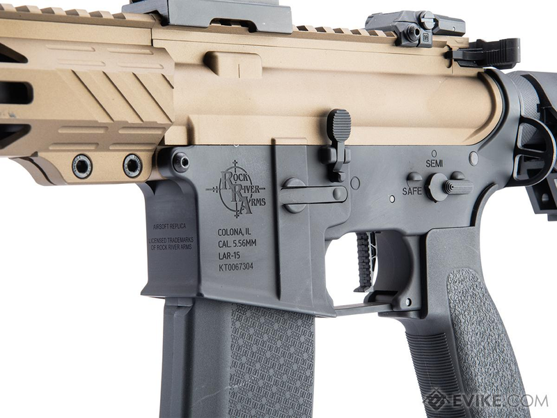 Specna Arms Rock River Arms Lic. EDGE 2.0 Series M4 8.5" STRIKE M-lok AEG - Chaos Bronze