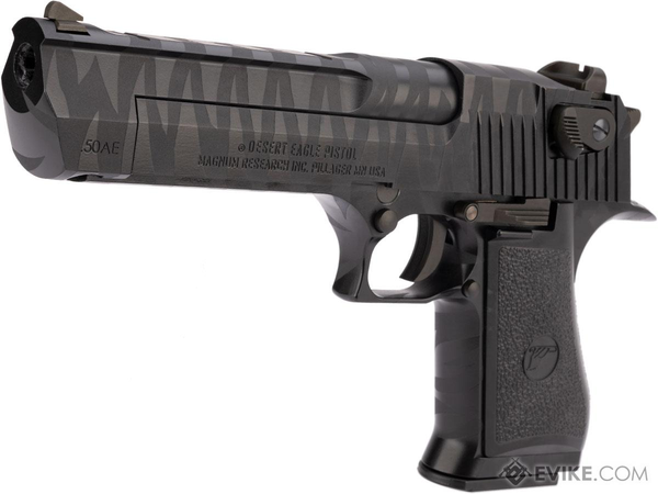 WE-Tech Desert Eagle .50 AE Full Metal Gas Blowback Airsoft Pistol by Cybergun (Color: Black Tigerstripe / CO2
