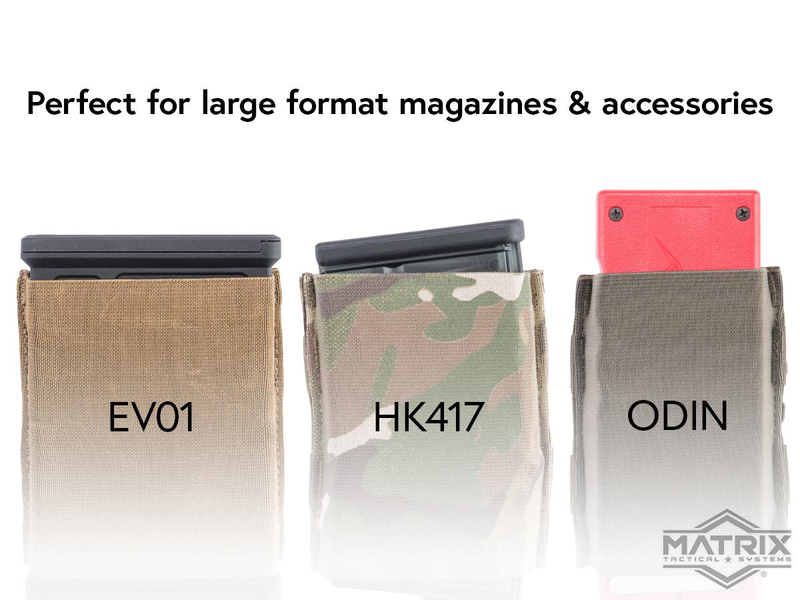 Stretch Magazine Matrix Large Caliber Stretch Elastic Magazine Pouch - Scorpion ...