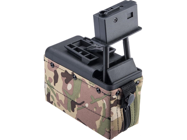 A&K 1500rd Box Magazine with Upgraded High Strength Motor for Airsoft M249 Series AEGs