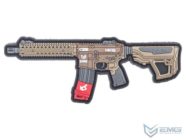 EMG ICS Miniature Gun PVC Morale Patch - ICS MK18