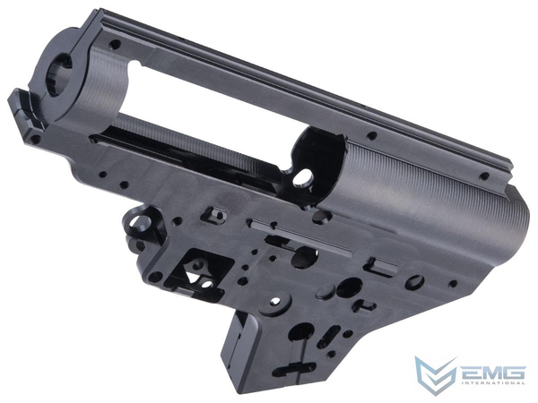 EMG x Retro Arms CZ Billet CNC 8mm Ver.2 Gearbox Shell for M4/M16 Series AEG Rifles - EMG Black