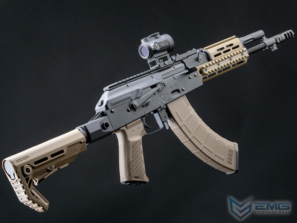 EMG Strike Industries TRAX AK74 Carbine AEG Rifle - Tan – Niagara