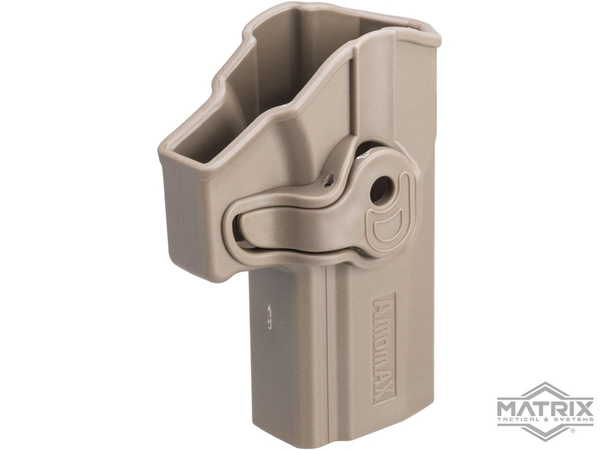 Matrix Hardshell Adjustable Holster for P320 Carry Series Pistols - FDE - No Mount