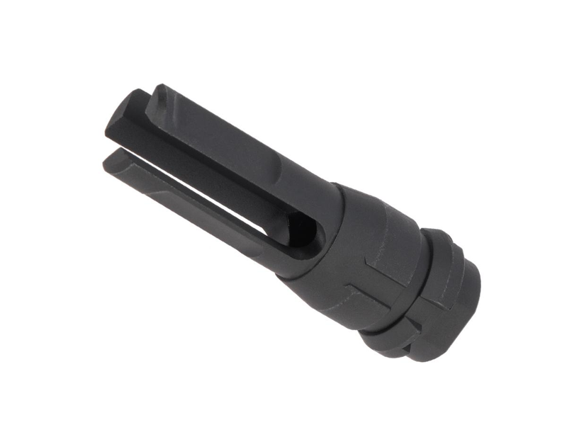 APS Metal 3 Prong Flash Hider for 14mm Negative Threaded Outer Barrels