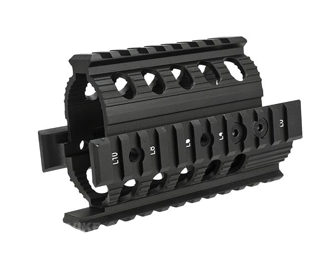 Matrix CNC Aluminum RIS Rail System for AK74U Series Airsoft AEG