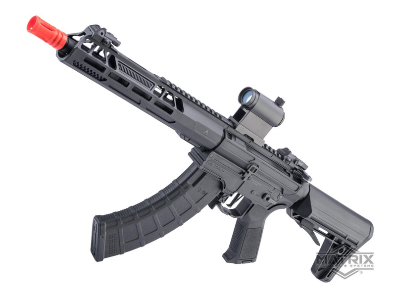 Double Eagle Aeroknox Licensed AX-15 EK47 AEG Rifle with Falcon Gearbox - Black