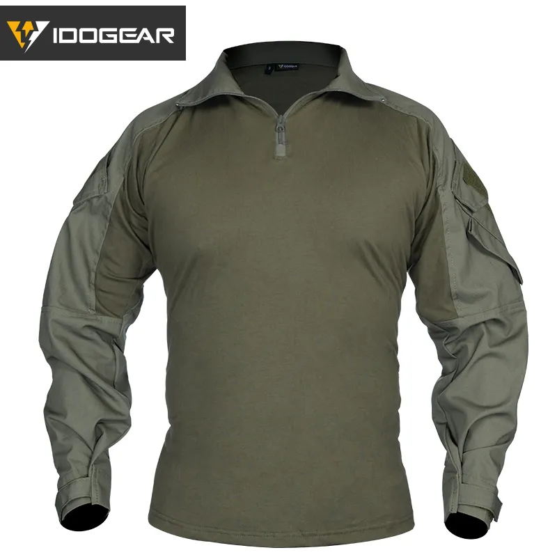 IdoGear G3 Tactical Airsoft Hybrid Shirt with Elbow Pads