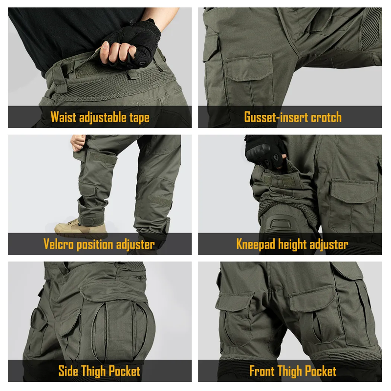 IdoGear G3 Tactical Airsoft Combat Pants with Knee Pads